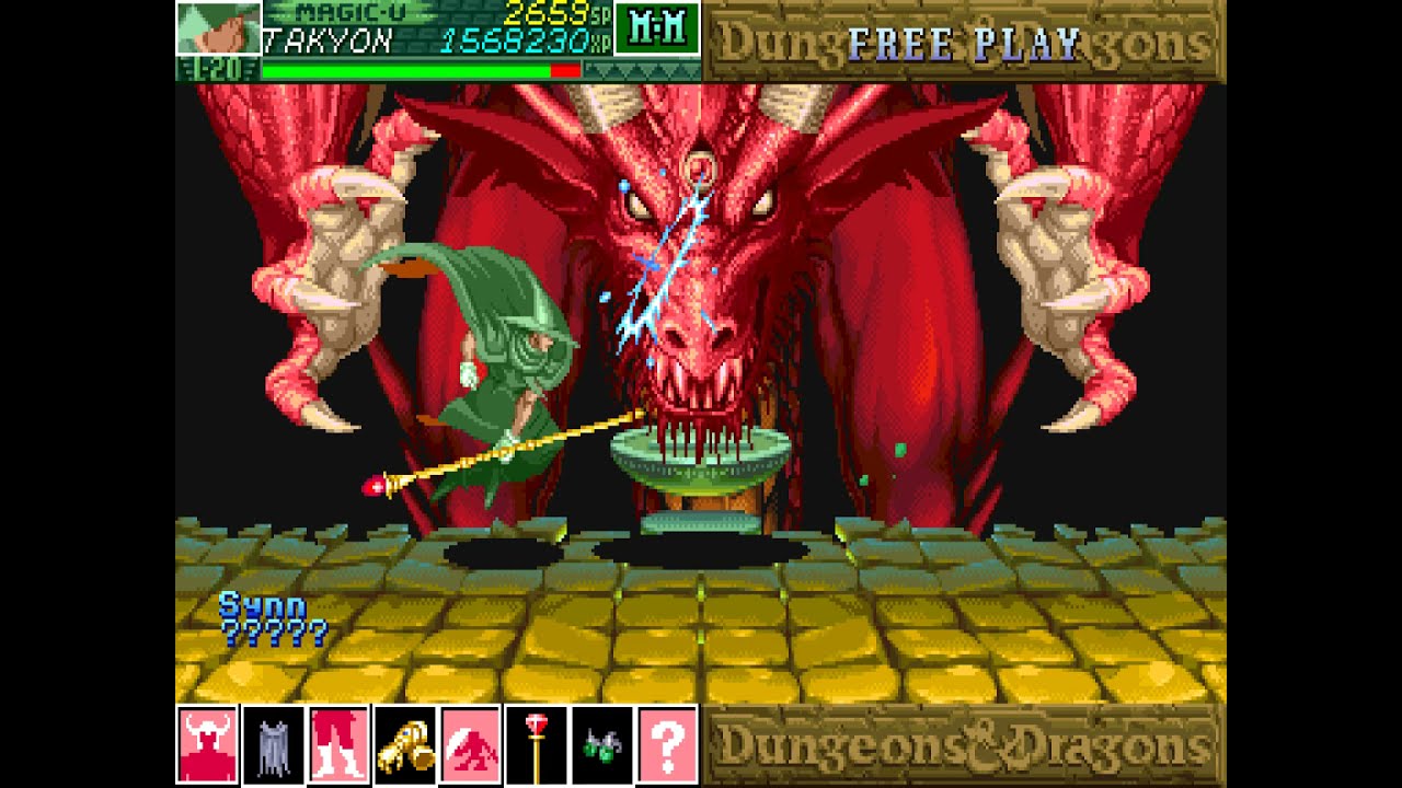 던전&드래곤2 매직유저 타임어택 18:51 (Dungeons&dragons Shadow over Mystara MagicUser Time Attack 18:51)