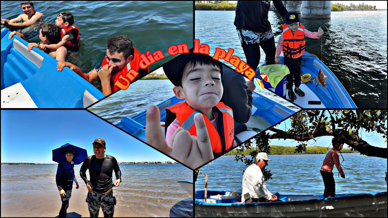 PRIMERA PESCA DE MARITO🎣. ASÍ PASAMOS TODO EL DÍA EN LA PLAYA ESTÁ CURA AGARRAMOS 🏖️🌊‼️