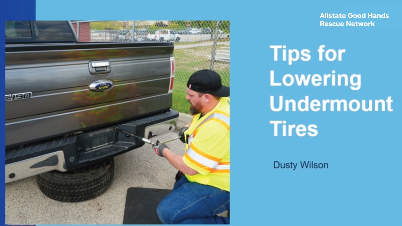 Lowering Spare Tires Safely to Avoid Damage, Breakage & Customer Issues