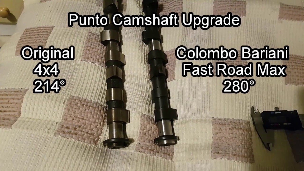 Fiat Punto 8V Performance Camshaft Colombo Bariani Fast Road Max