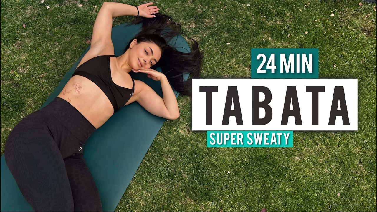 🔥 24-минутная тренировка Табата HIIT — всё тело, без оборудования, супер-интенсивное кардио