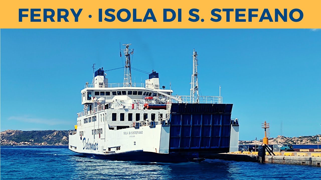 Arrival of ferry ISOLA DI S. STEFANO, Palau (Delcomar)