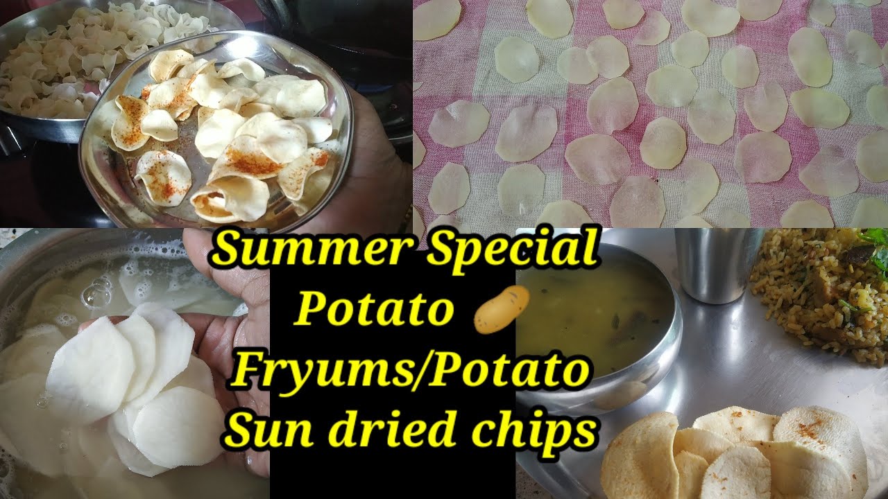 Homemade Potato Fryums|Potato Sandige#Summer season special #Sundried Potato Chips#Easy Fryums
