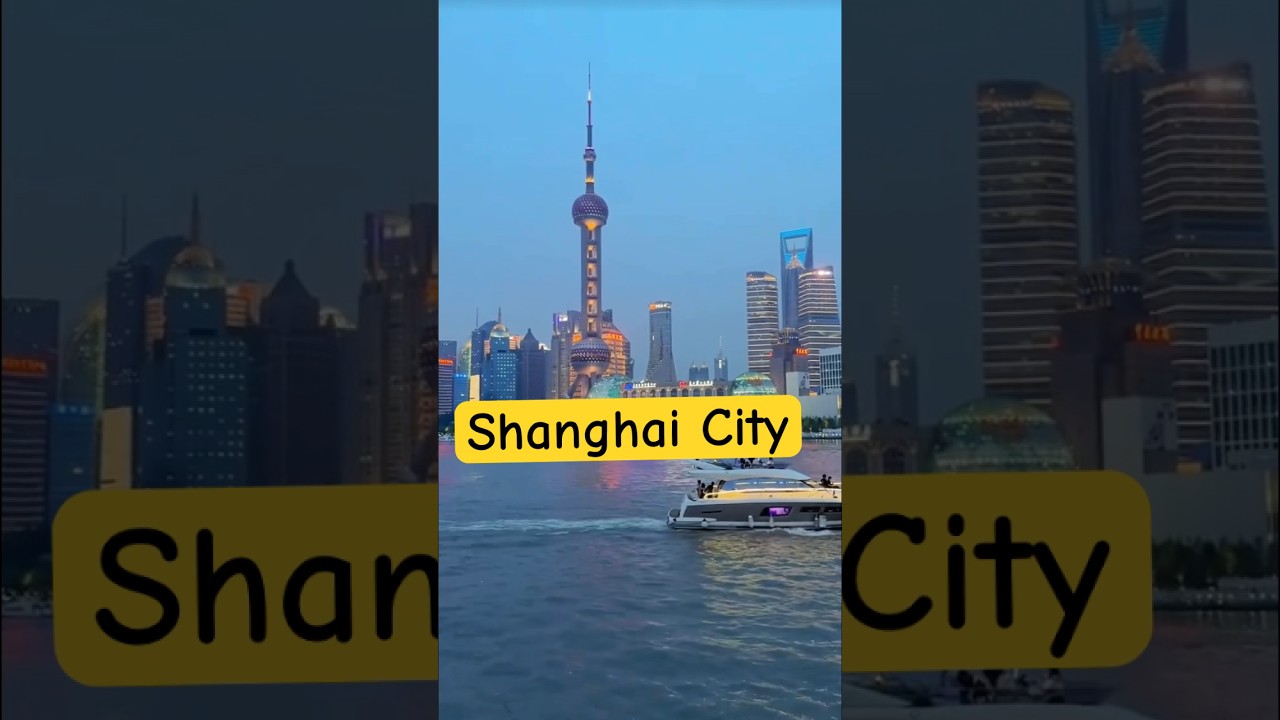 Shanghai city | A beautiful evening walk around the bund | 