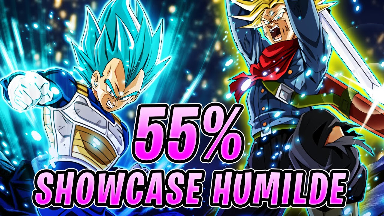 VEGETA & TRUNKS LR 55% SHOWCASE HUMILDE | Dragon Ball Z: Dokkan Battle