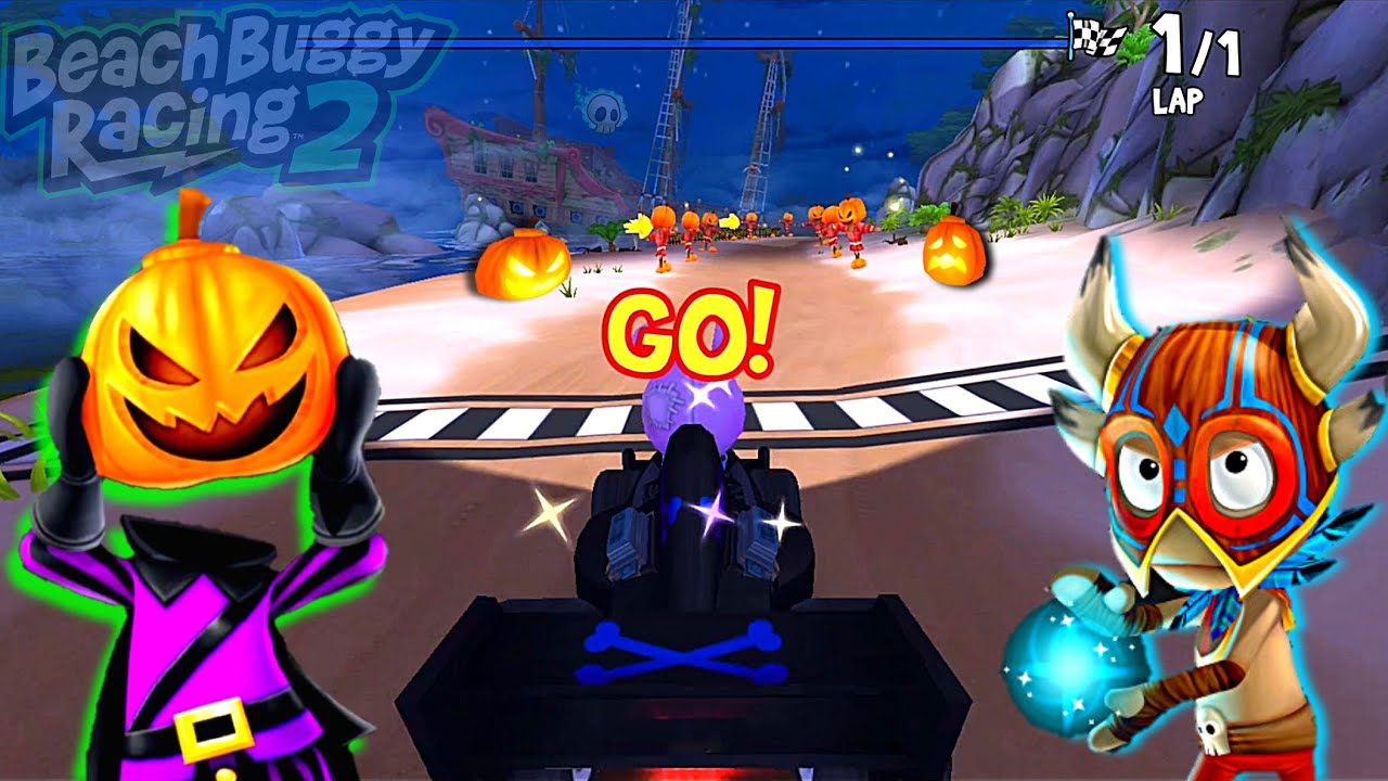 Happy Halloween! New Update⚡Beach Buggy Racing 2