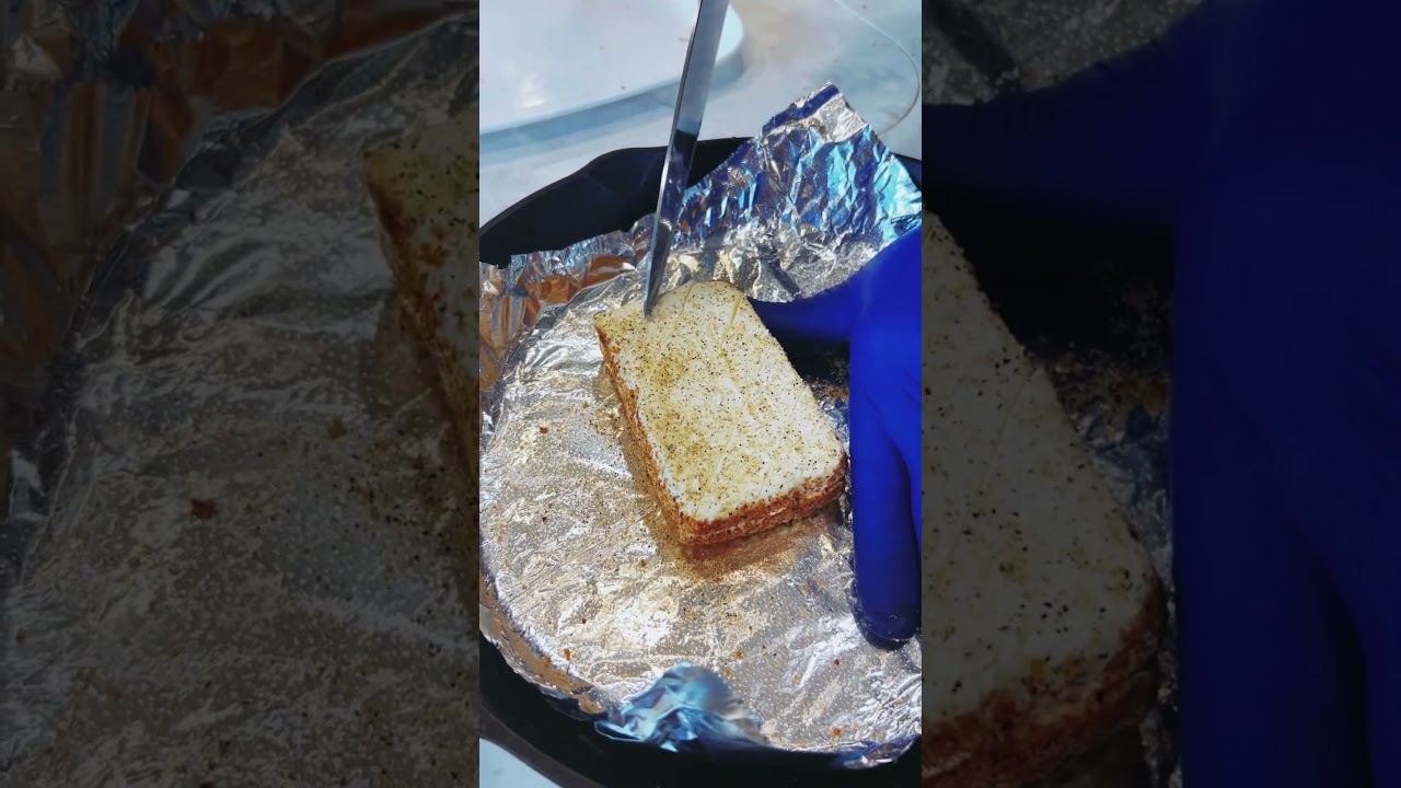 Easy SMOKED CREAM CHEESE with Hot Honey!