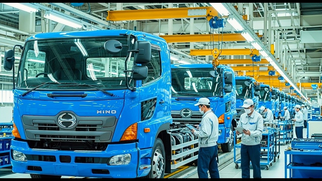 How Hino Trucks Are Made | Inside Japanese Truck Factory (Full Process)