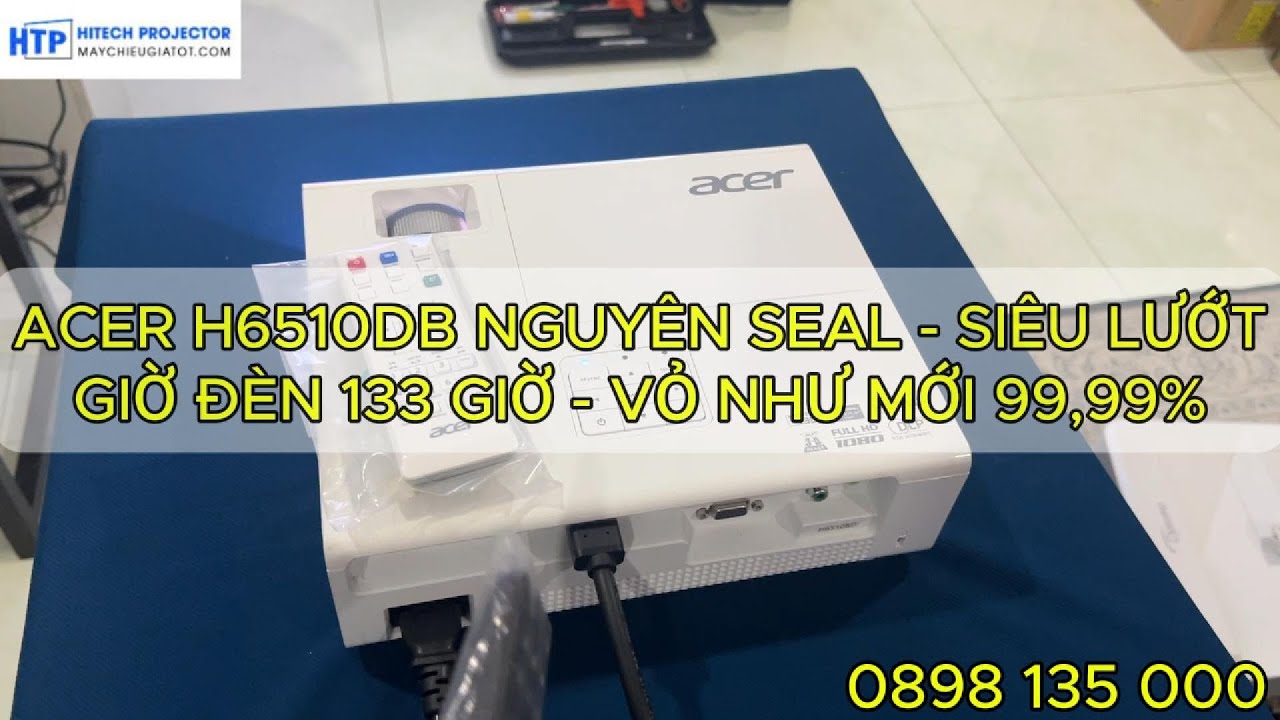 ACER H6510BD FULL HD 1080P SIÊU LƯỚT – 133 GIỜ ĐÈN – CÒN NGUYÊN NILON