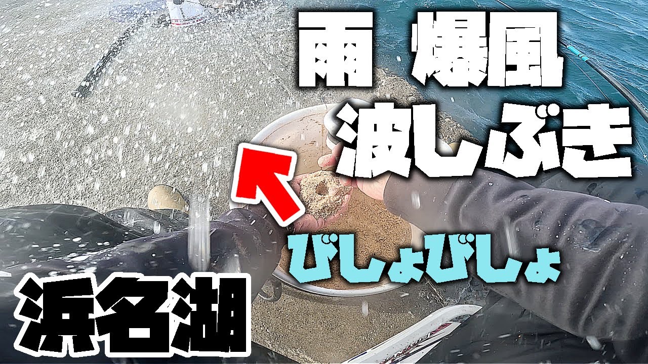 超爆風の浜名湖で黒鯛（チヌ）爆釣！タフコンディションもなんのその【黒鯛釣り】【紀州釣り】【釣武者】
