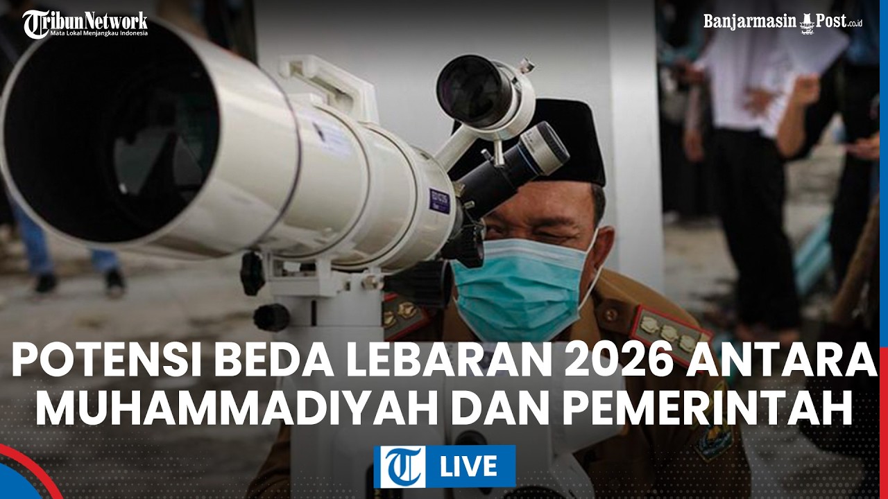 LIVE: Muhammadiyah Lebaran Tanggal 20 Maret, Hasil Sidang Isbat Idulfitri 2026 Diumumkan Hari Kamis