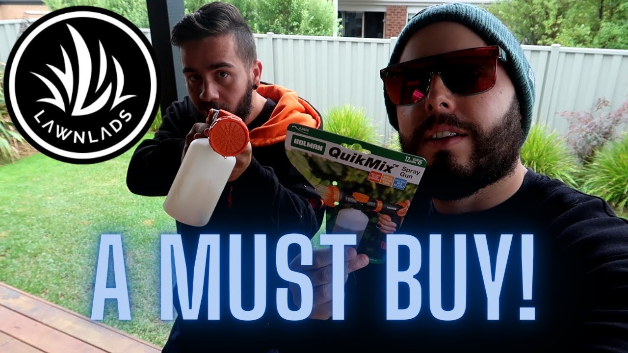 Holman QuikMix First Impressions and Review // Spraying Down the Lawn Addicts Yocks Drop