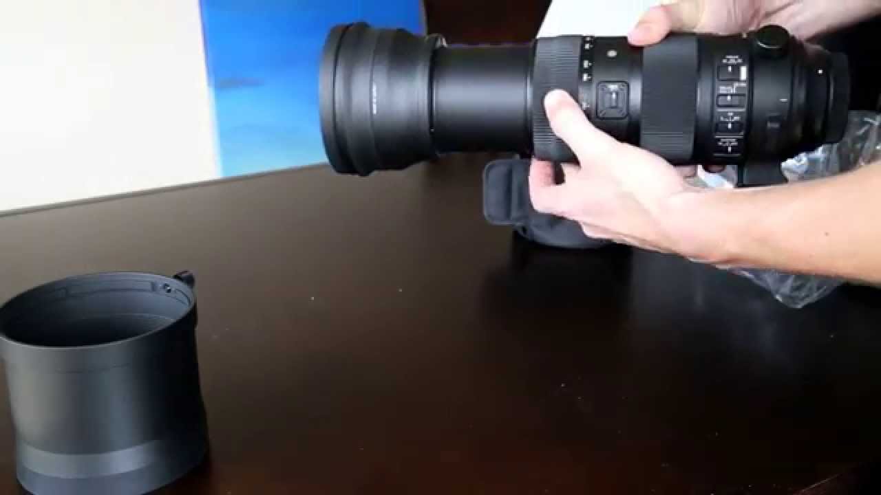 Sigma 150-600 mm Sport - Unboxing, first impressions 1080p (Australia)