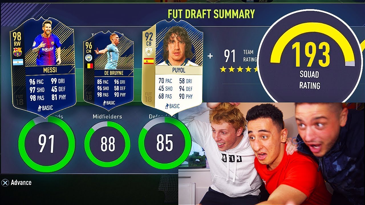 193 TOTS FUTDRAFT CHALLENGE vs W2S & FINCH!! (FIFA 18)
