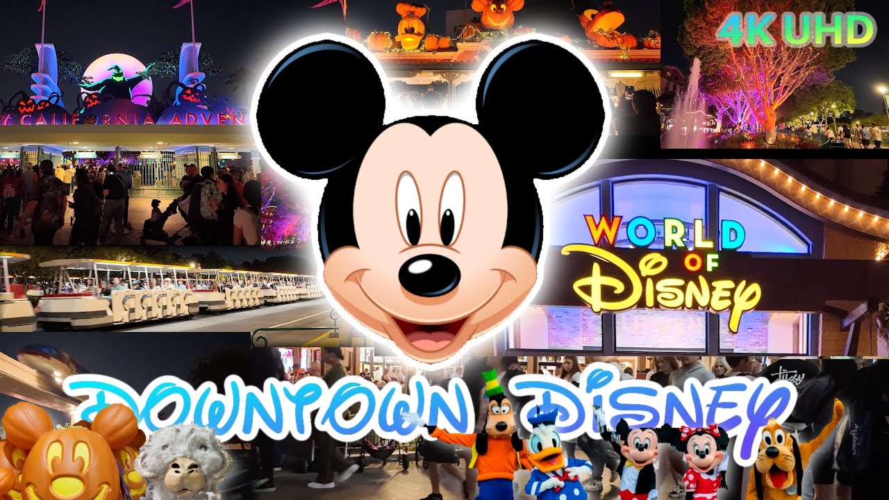 Downtown Disney District at Disneyland | Anaheim, Ca 🇺🇸 | 📷 🎡 🎢  🎥  | Walking Tour 4K 60 fps