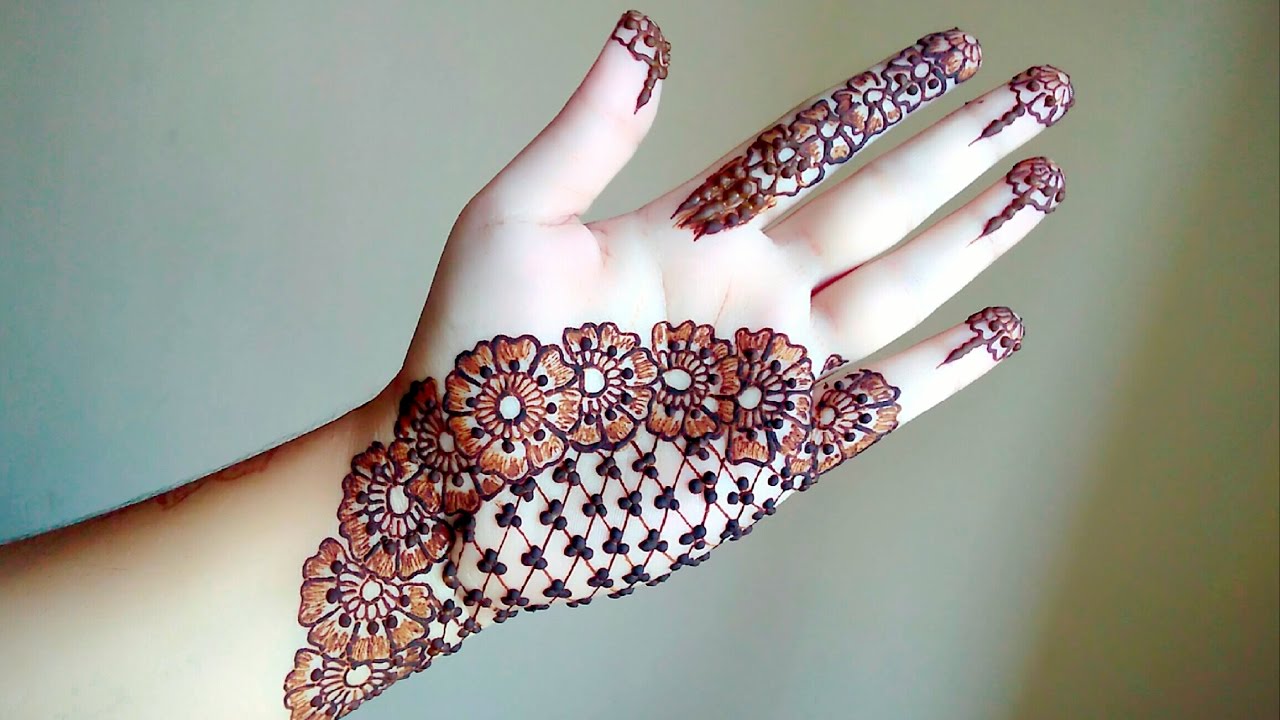 Arabic Gulf Design | Mat Easy Pattern | Gulf Mehndi | Henna Tutorial 2017 - Naush Artistica