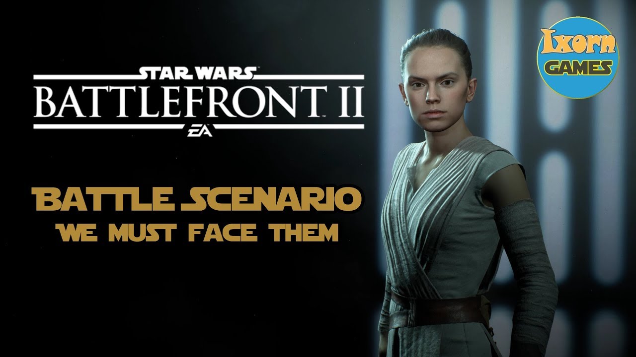 Battle scenario #3 Rey - Star Wars Battlefront 2 PC Gameplay (no commentary)