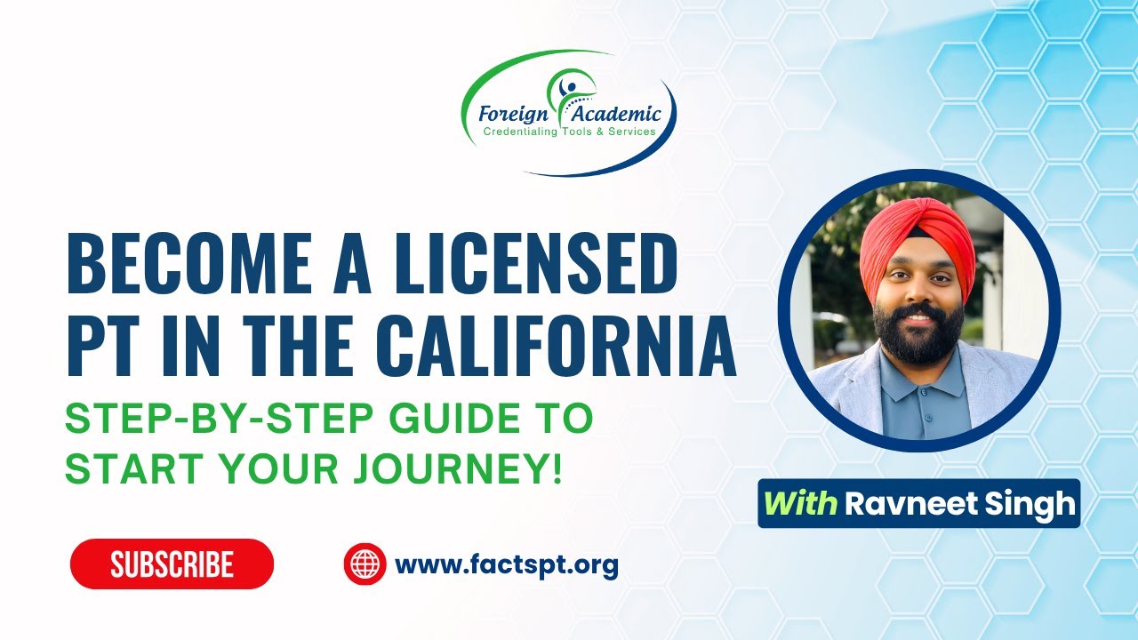 How To Become A Licensed PT In California | Step-By-Step Guide To (Apply As Physical Therapist)