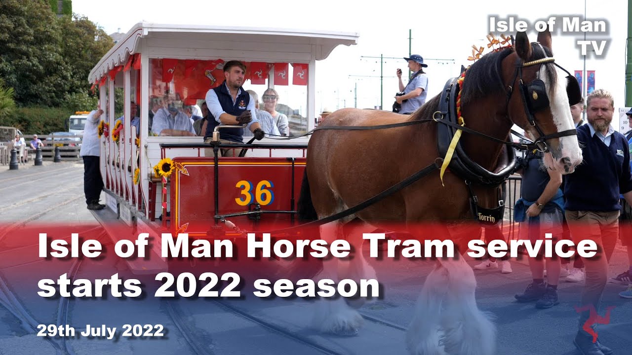 Isle of Man Horse Tram service starts 2022 season
