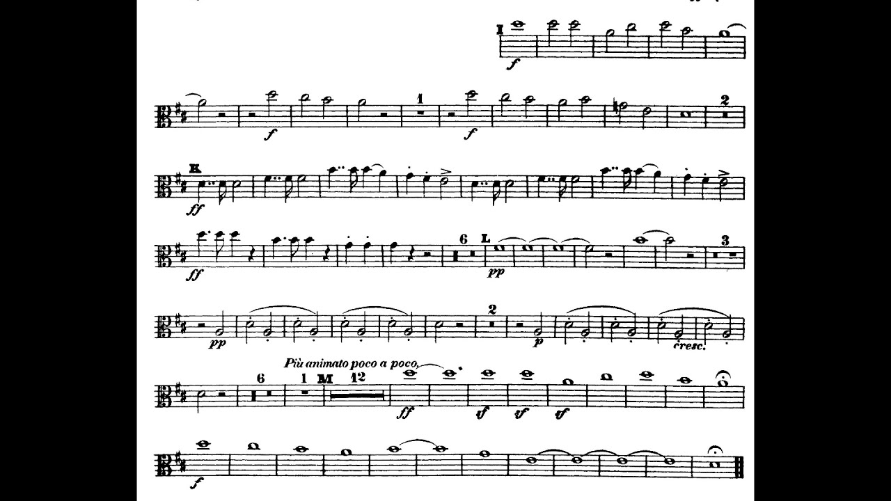 MENDELSSOHN, Felix - 5th Symphony - Alto trombone excerpts from Mov. 4 - PLAY TOGETHER