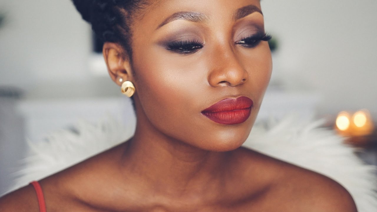 SOFT SMOKEY EYE MAKEUP TUTORIAL FOR WOC | DIMMA UMEH