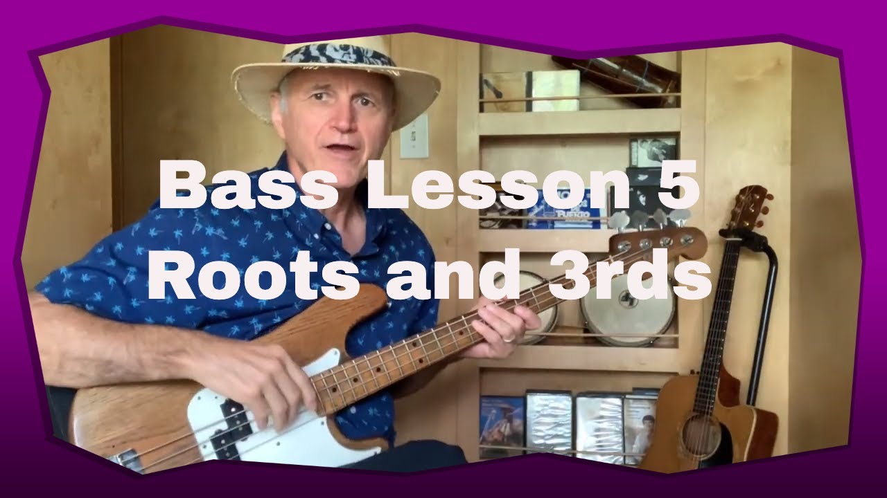 Bass Lesson 5: Roots and 3rds in the Key of C