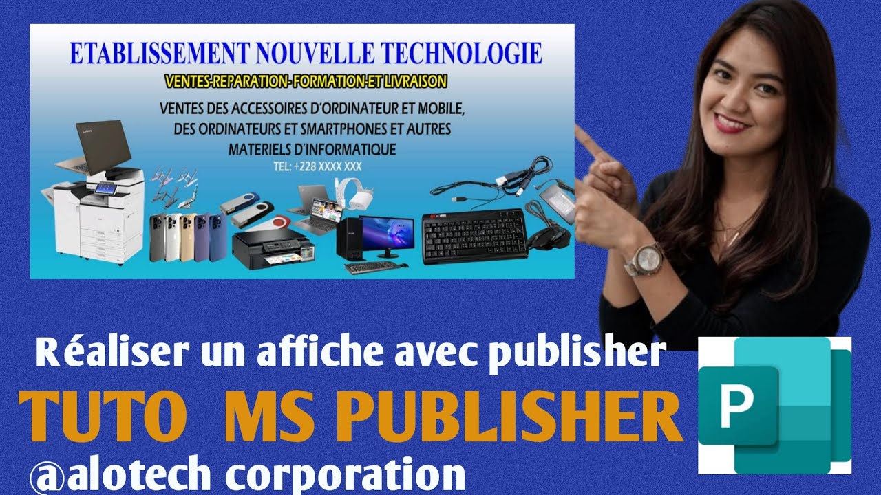 FORMATION EN PUBLISHER : COMMENT RÉALISER UN AFFICHE PUBLICITAIRE AVEC PUBLISHER