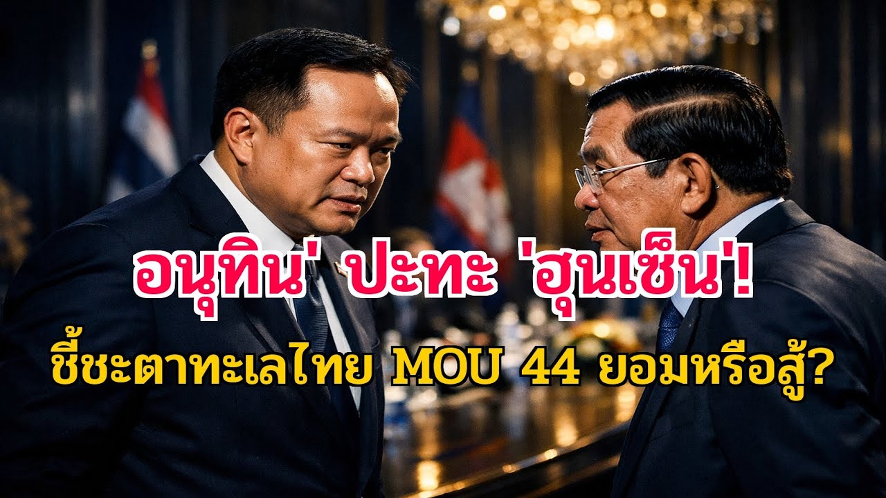 อนุทิน' บุกพนมเปญ! ประจันหน้า 'ฮุนเซ็น' เคลียร์ปมพื้นที่ทับซ้อน MOU 44
