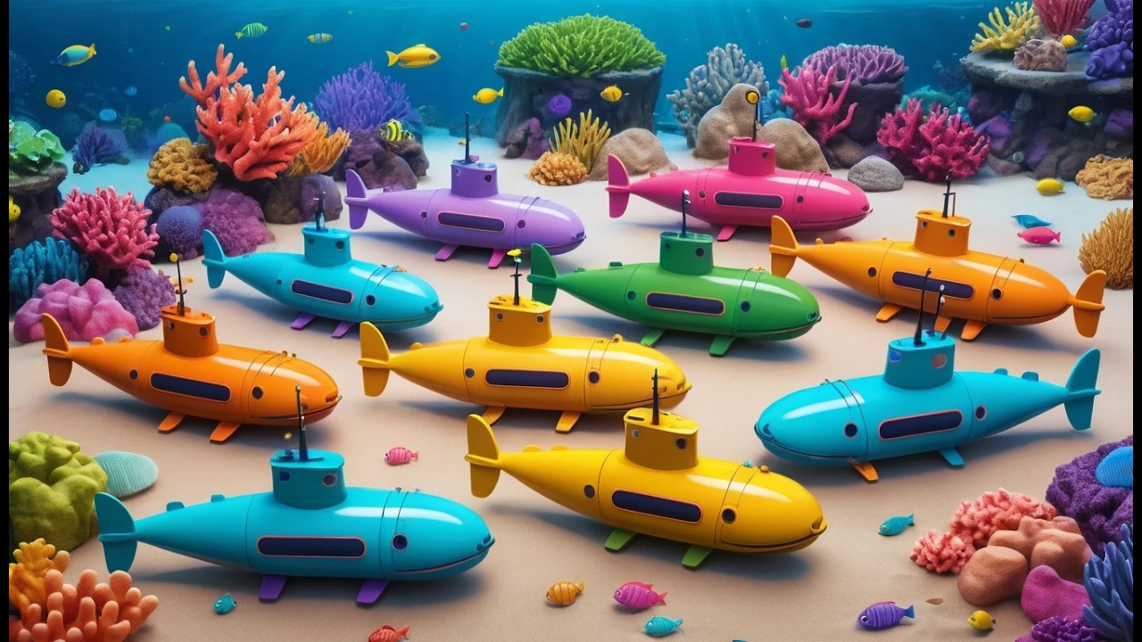 Dreizehn kleine U-Boote machen Gluck Gluck Gluck | Unterwasserlied & Meeresabenteuer