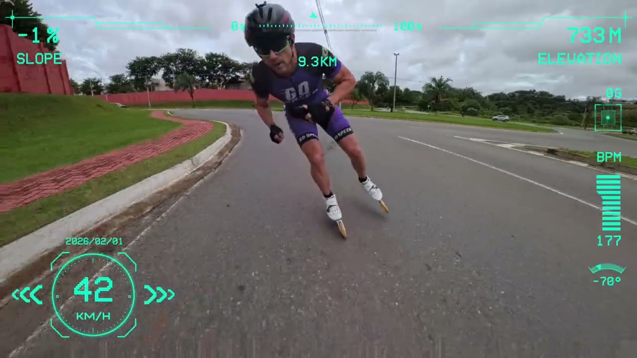 Speed Skating tentando alcançar pelotão de elite...