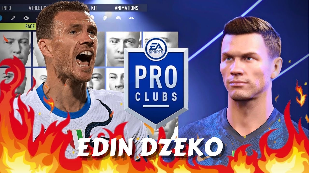 FIFA 22 Edin Dzeko Pro Clubs Creation