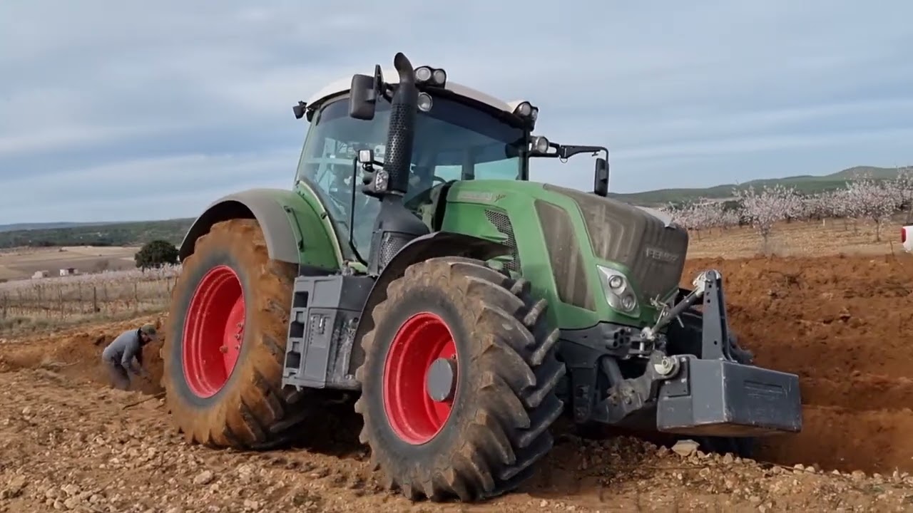 Desfonde para.nueva plantación de viña