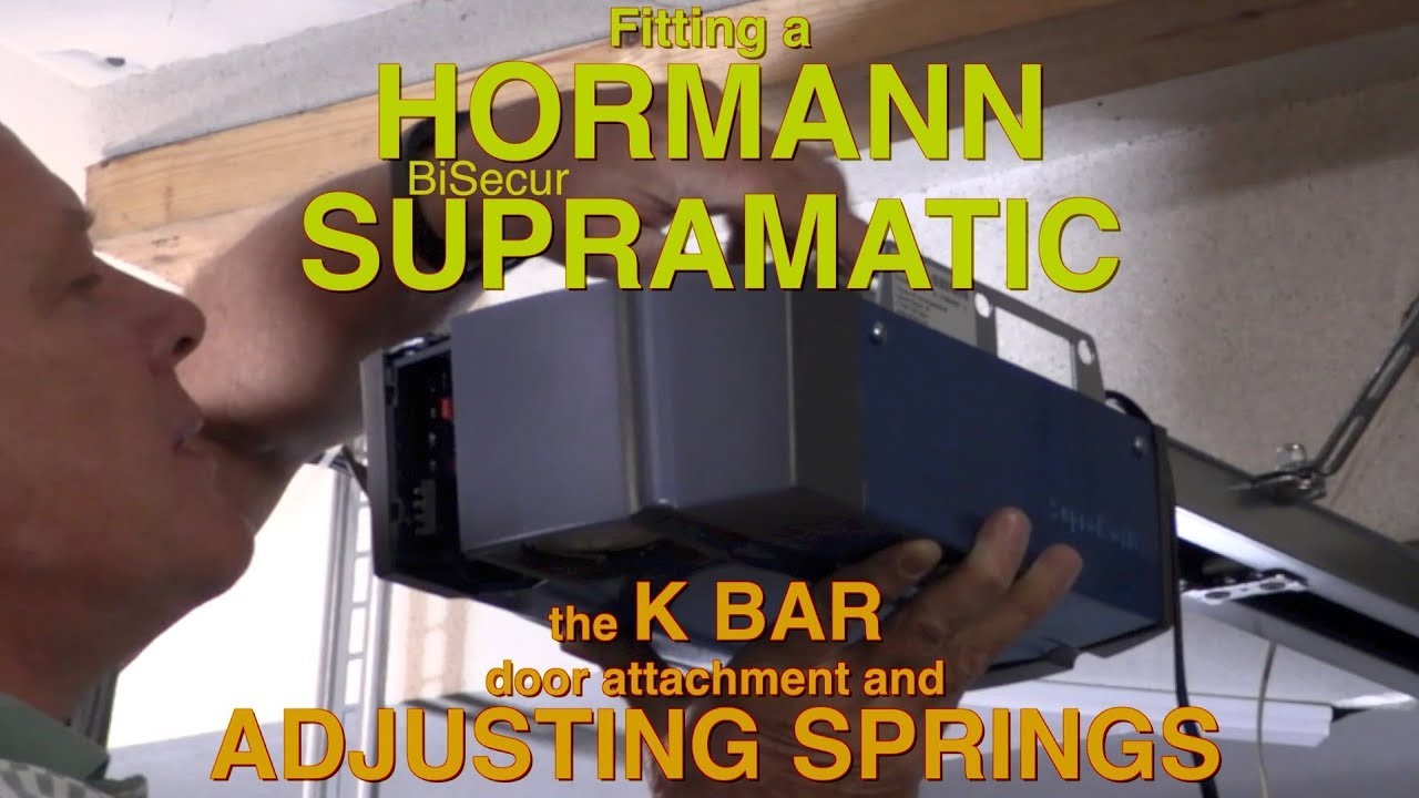 HORMANN SupraMatic, Hormann ProMatic; ремонт, замена, перенастройка, регулировка пружин гаражных ...