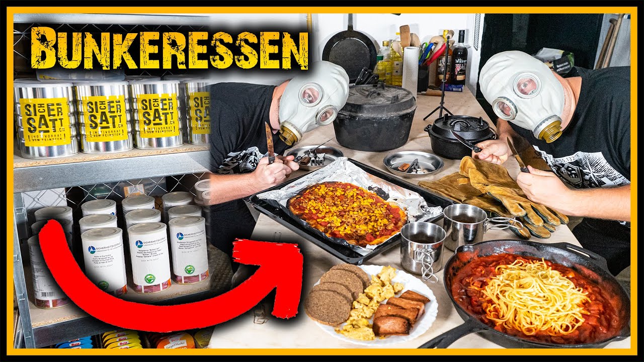 Kochen in der Apokalypse - Prepper Küche - Prepper Bunker Survival Krisenvorsorge