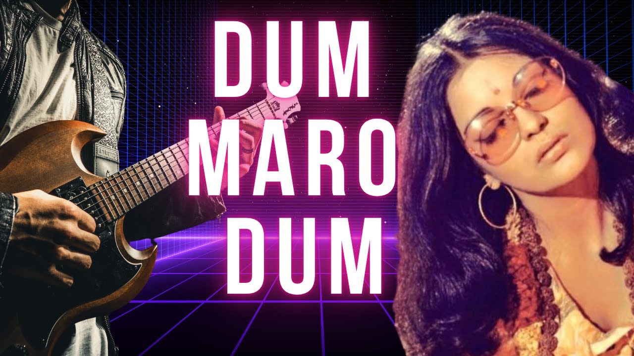 Dum Maro Dum Guitar Cover | Electric Guitar Rock Version | Bollywood Guitar Instrumental