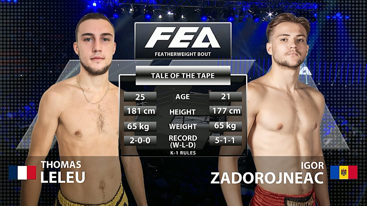 FREE FULL FIGHT | Featherweight bout, K-1 Rules. (France) Thomas Leleu vs Igor Zadorojneac (Moldova)