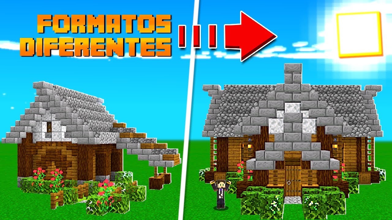APRENDA A CONSTRUIR CASAS COM FORMATOS DIFERENTES