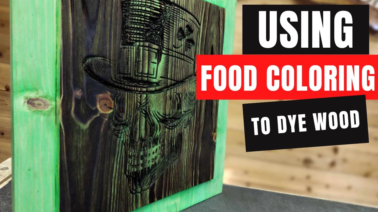Adding Color To Woodworking Projects With Food Coloring