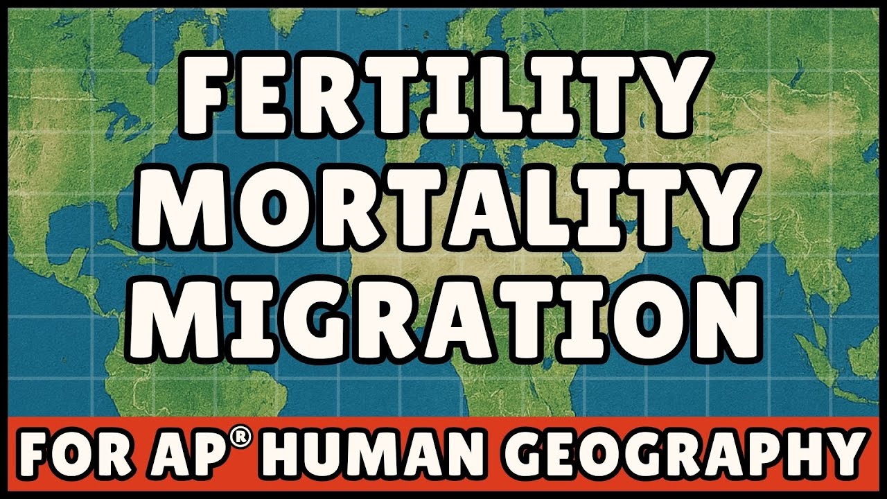 Fertility Mortality and Migration (AP Human Geography)