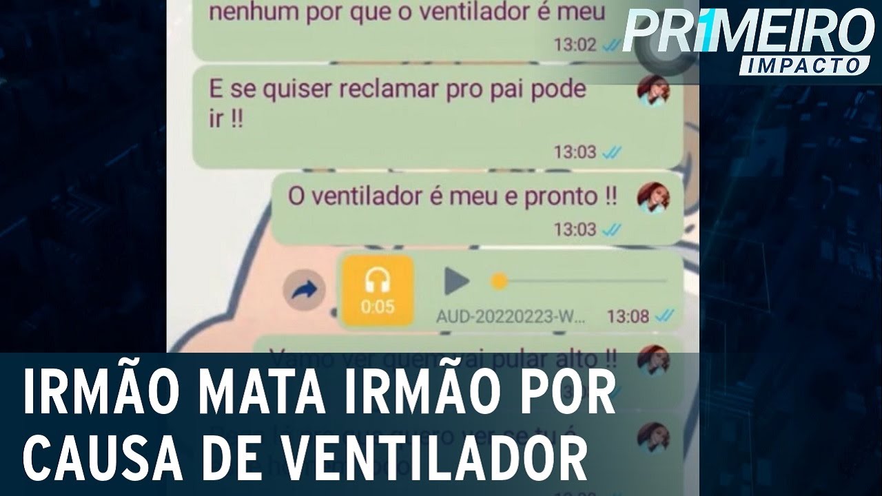 Irmão mais novo mata irmão mais velho após briga por ventilador | Primeiro Impacto (01/03/22)