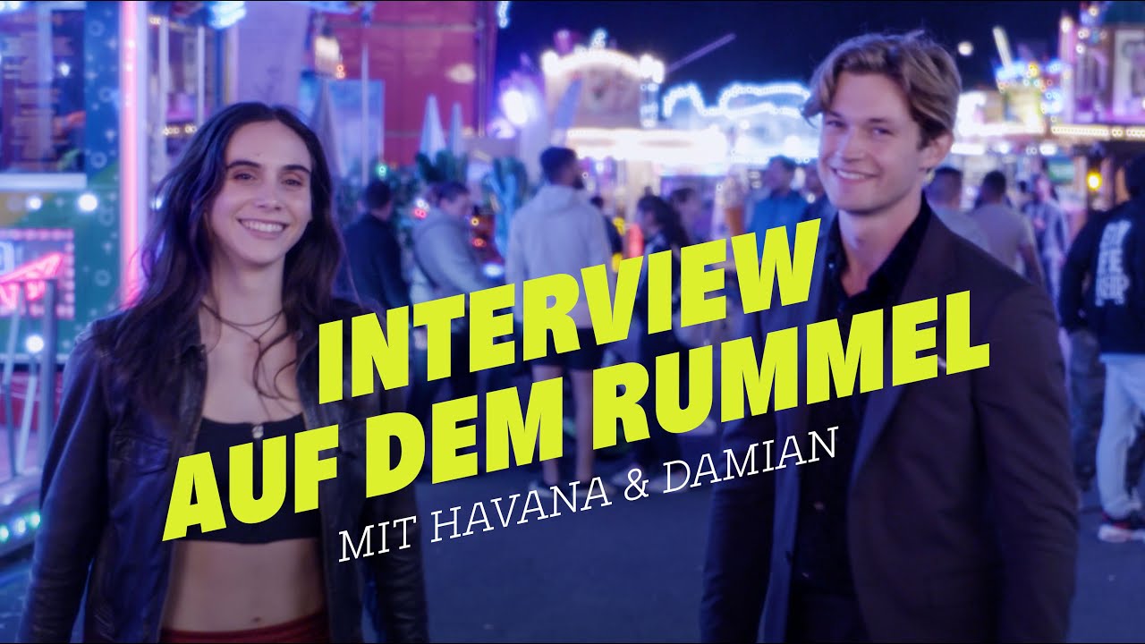 Kann Damian Hardung Blut sehen? 🩸 | Interview auf dem Rummel mit Havana & Damian aus 