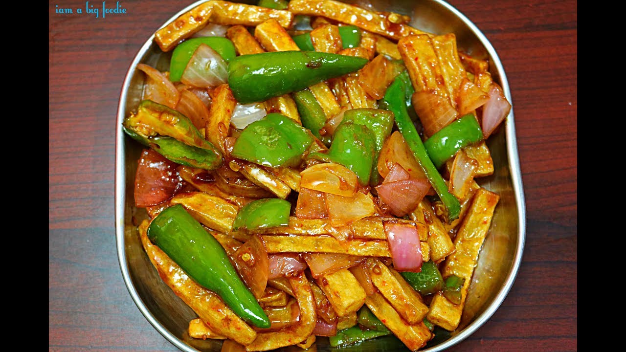 Soft Chilli potato .!!||| Chilli potato recipe