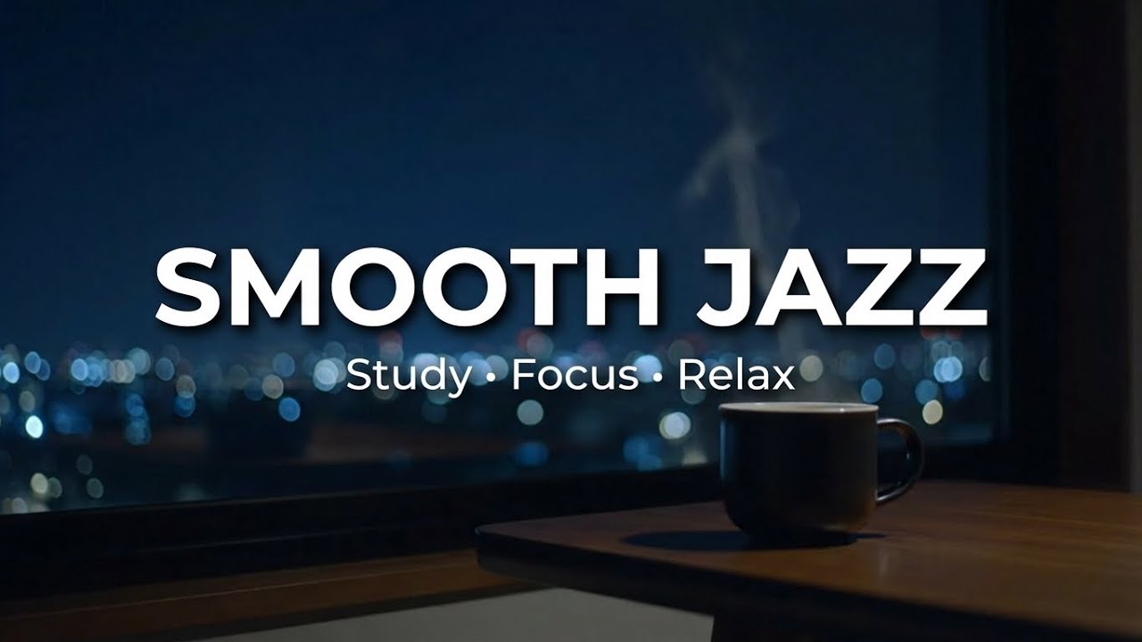 Cozy Smooth Jazz Instrumental ☕ Relaxing Focus Music & Study