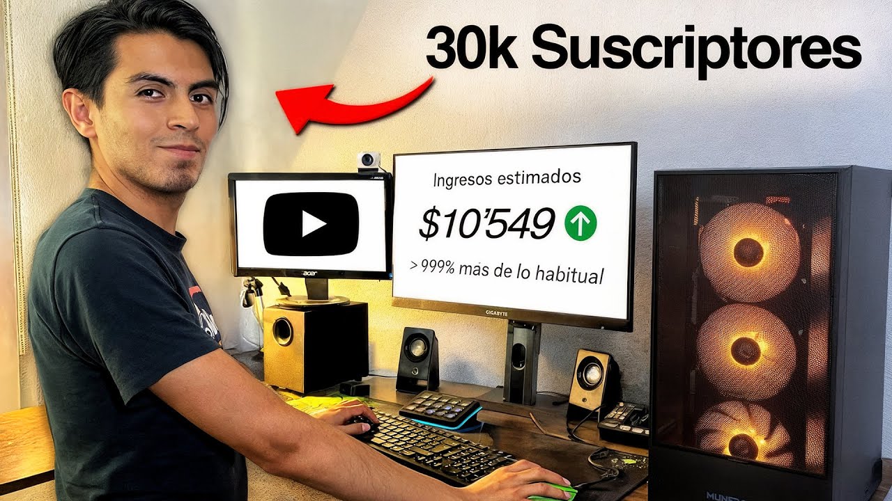 As&iacute; es como logr&eacute; Vivir de mi Canal siendo un Youtuber Peque&ntilde;o