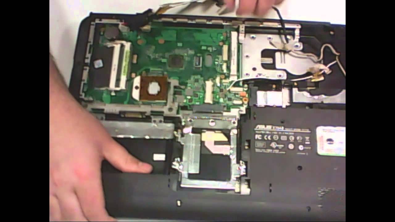 Asus k70ab laptop dissasembly - taken apart