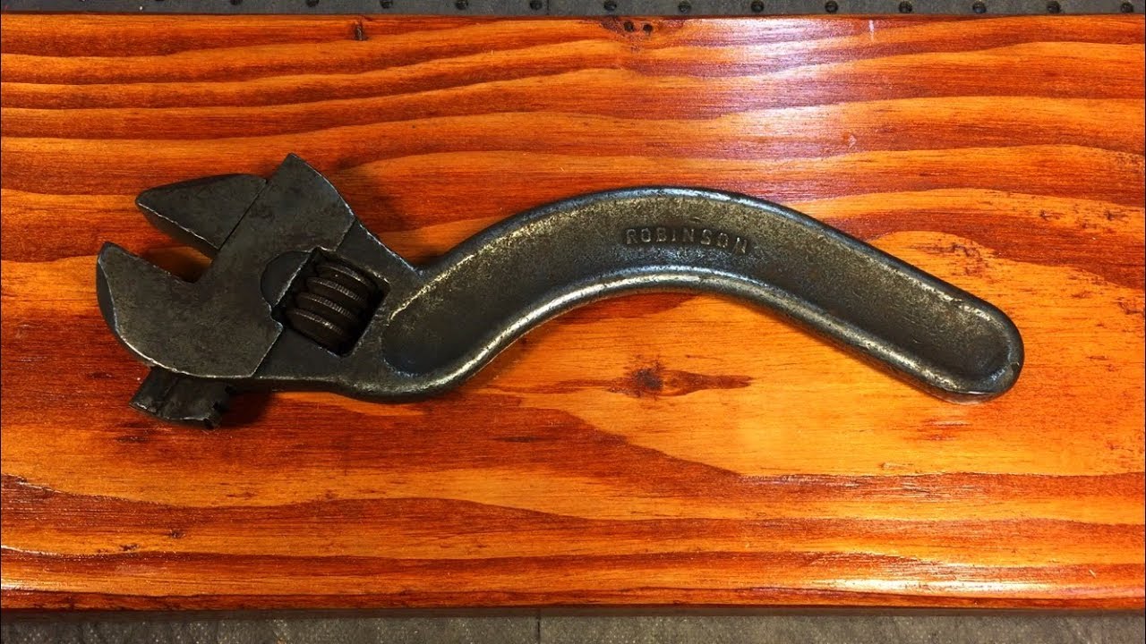 Robinson Curved Adjustable Wrench Restoration