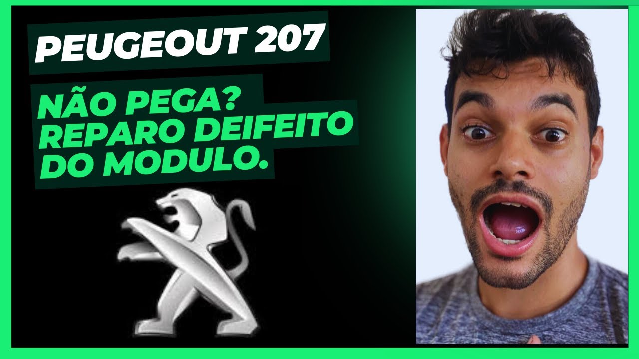 Peugeot 207 não funcionava, consertei o módulo de injeção assim!!