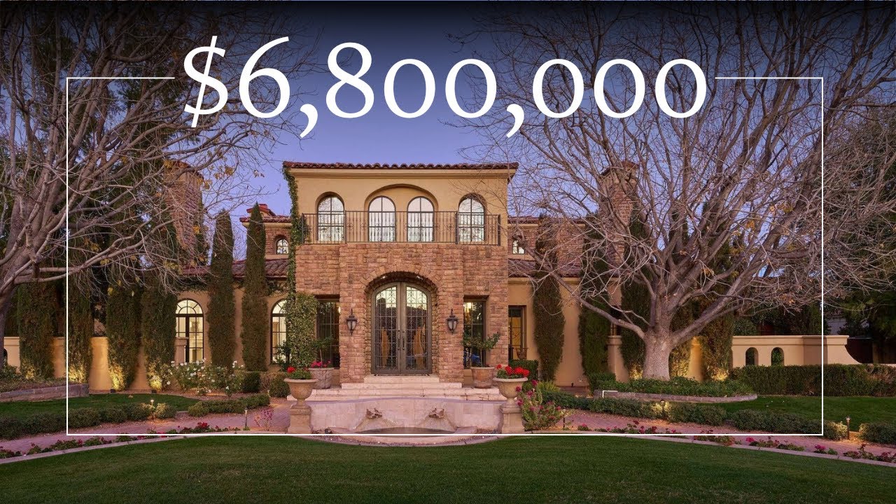 Luxurious Mediterranean Home in Paradise Valley, Arizona