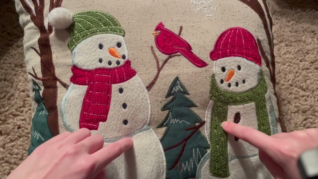 Scratching ASMR | Pillows | Guess the Word | No Talking