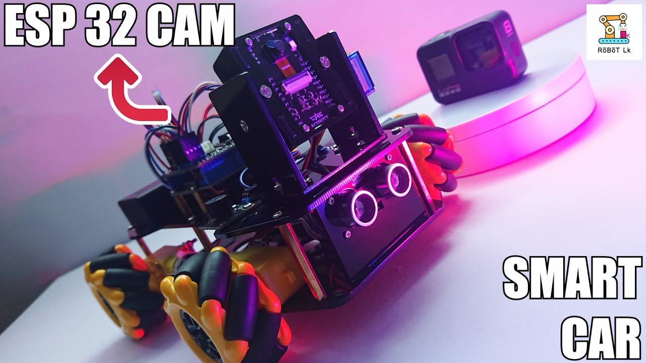 Умный робот-автомобиль All In One ESP32 Cam | Приложение с Wi-Fi | Комплект расширения камеры Ace...